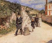 Theodore Robinson The Wedding March oil painting